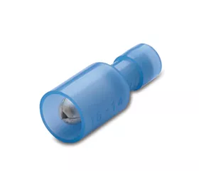 BM Rundstecker M isoliert, 1,5-2,5mm², blau 50 Stk