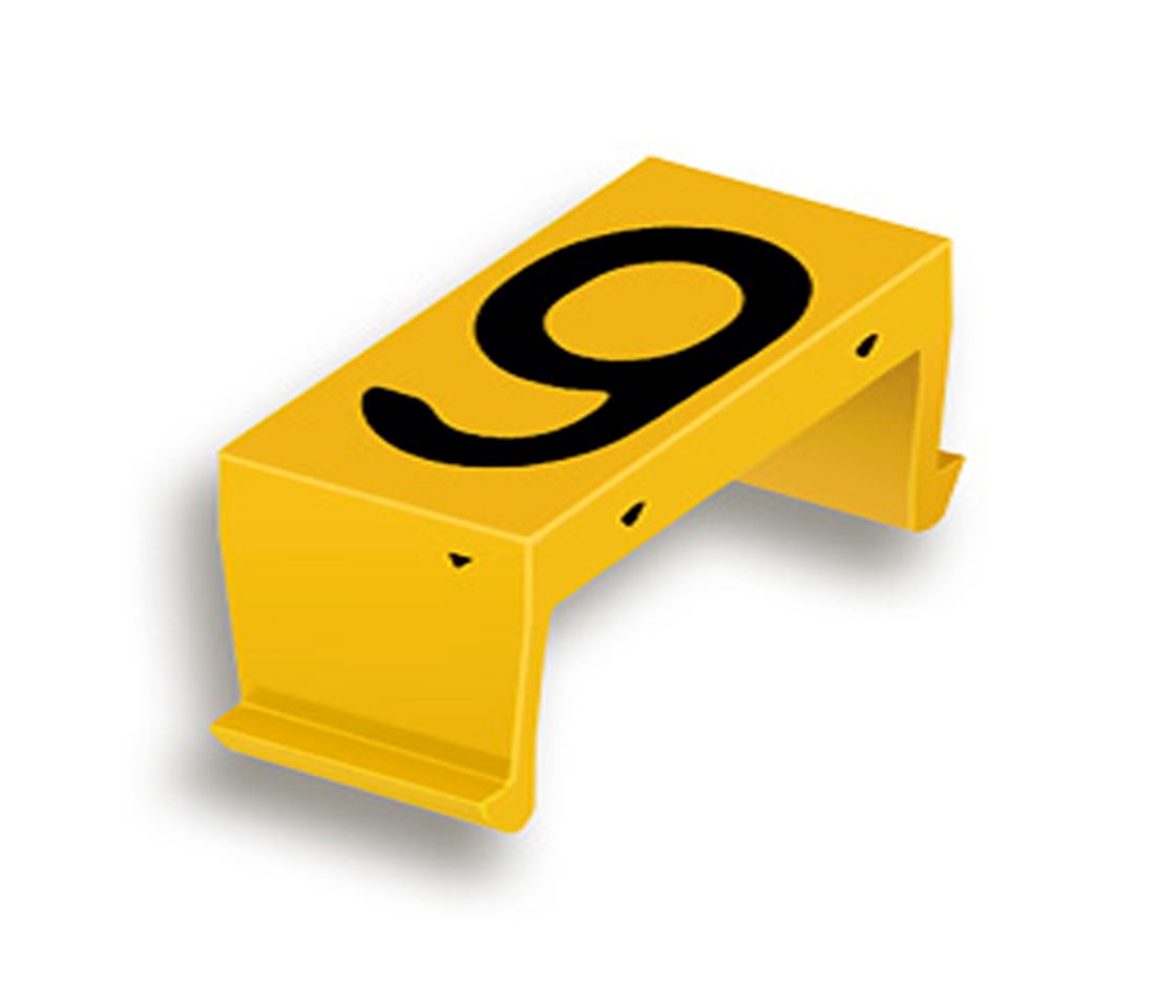 FP bloc num. 6/9 10mm jaune