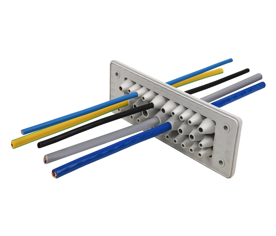 Cable entry plates