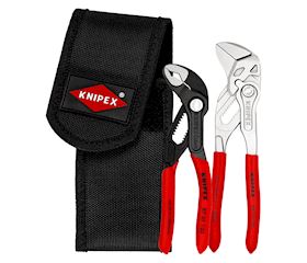 Mini-Zangenset in Werkzeuggürteltasche, KNIPEX 00 20 72 V01