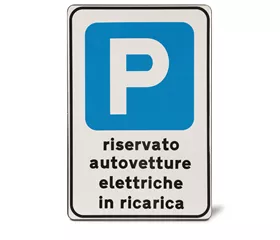 Hinweisschild SCAME – EV Parken