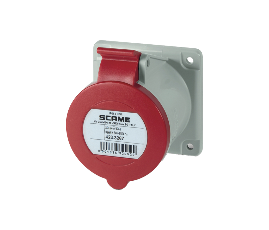 Scame UP Socket,3P+N+E,6h