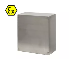 Involucro vuoto ATEX inox AISI 304L con coperchio a vite, IP66