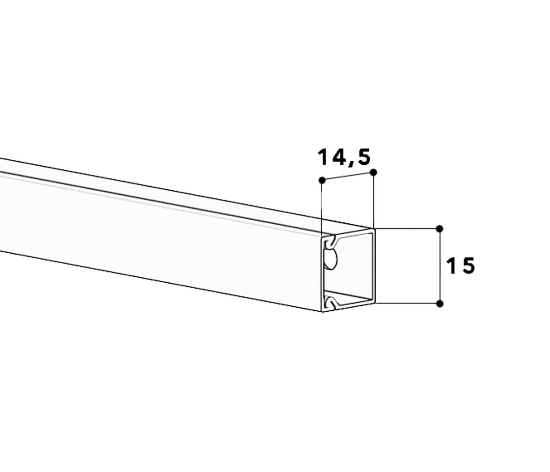 Cable duct 15x15