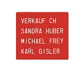 Kunststoff Steckschild SS 10 für modulare Kennzeichnung