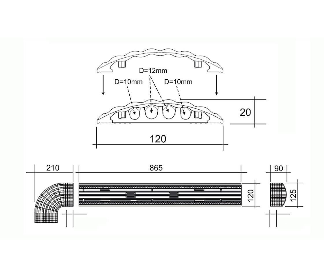 Ponts pour c&#226;bles DEFENDER OFFICE