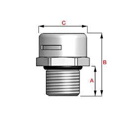 Entlüftungsstutzen PLICA ELS INOX V2A