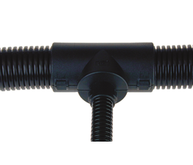 Adaptateur TH IP40, raccord en T pour toutes les gaines annelées