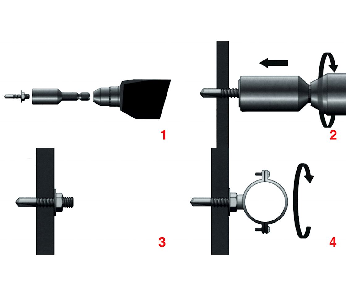 T&#234;te magn&#233;tique pour vis - ou