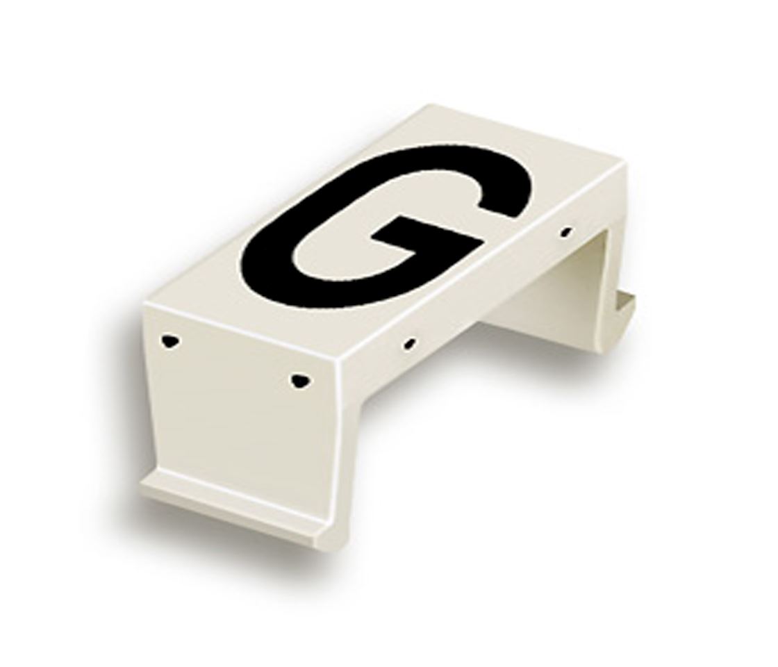 FP letter field G 10mm white