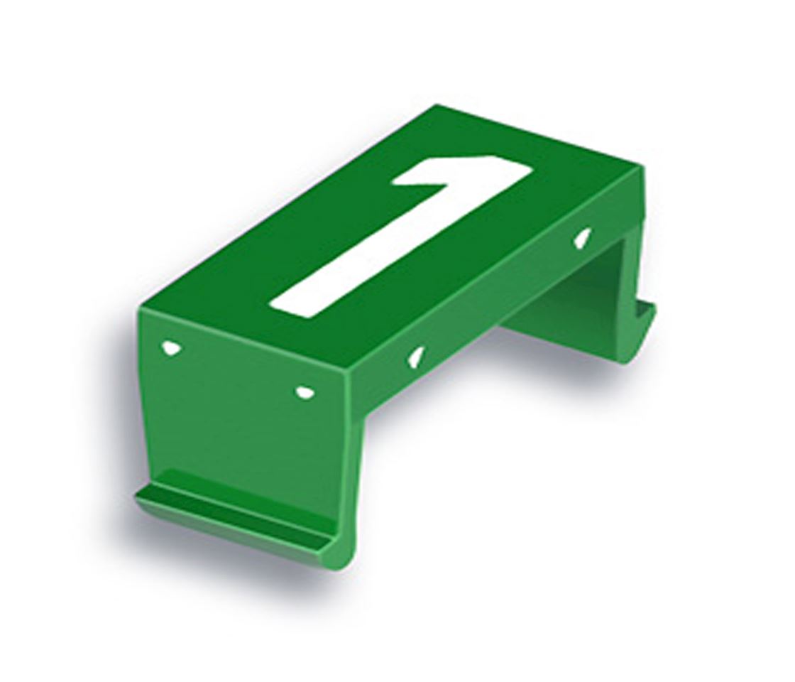 FP number fld 1 10mm green