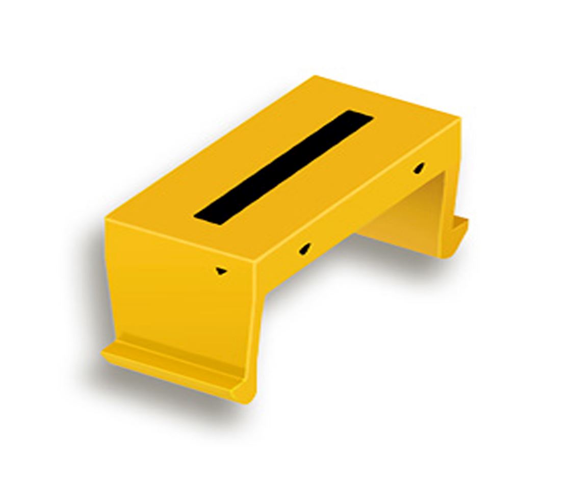 FP bloc lettr. I 40mm jaune