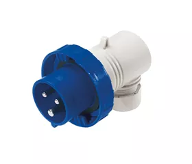 SCAME EUREKA CEE Angled Plug 16A 2P+E 6h, IP67, 90°