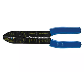 Standard crimping tool 0.25–6 mm² for insulated/uninsulated terminals