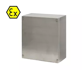ATEX Edelstahl-Leergehäuse AISI 316L mit Schraubdeckel, IP66