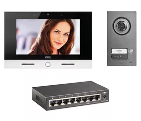 Urmet Kit videocitofonico 1-casa W - Compatibile Zigbee
