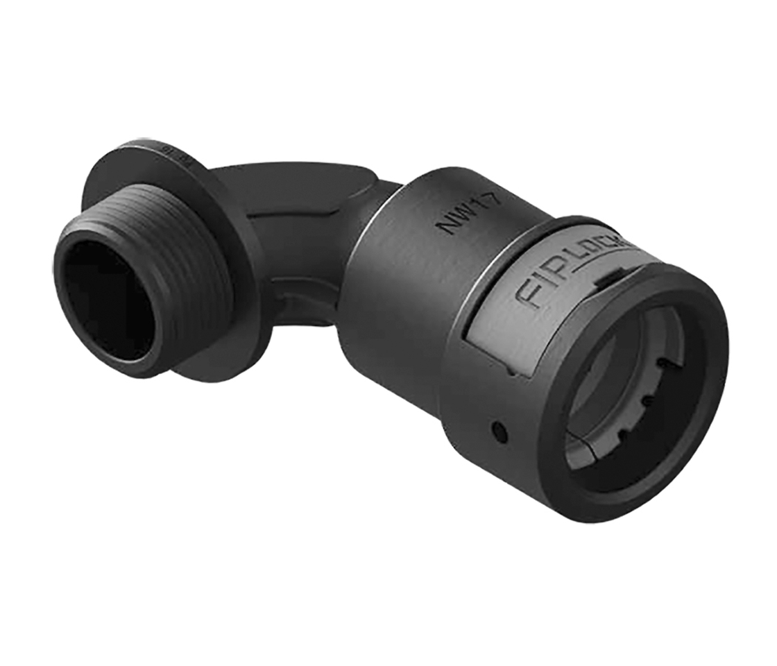 FIPLOCK SV 90°  elbow, grey