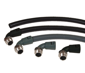 Schlauchverschraubung A-LOK-90-CS IP66, drehbar metrisch