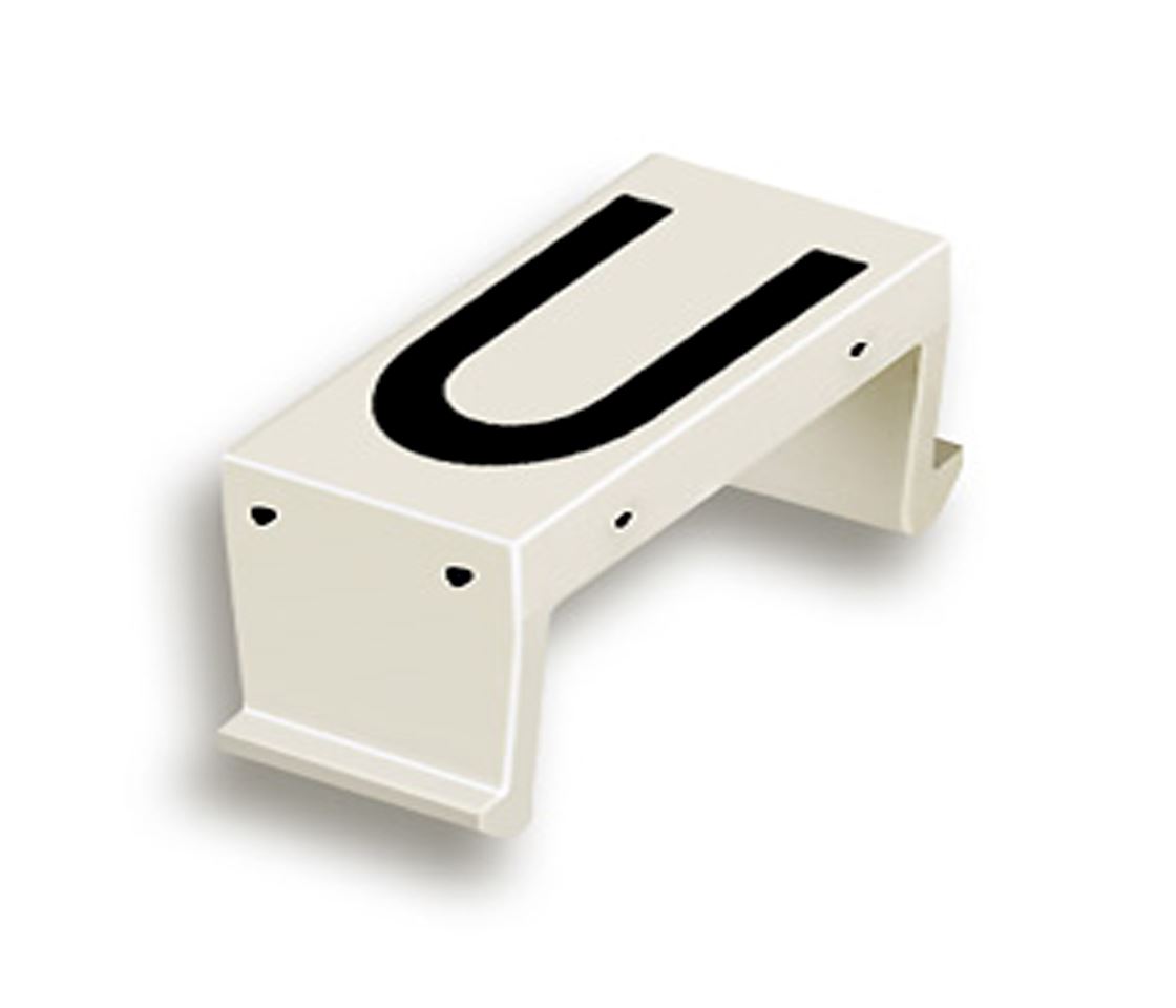 FP letter field U 10mm white