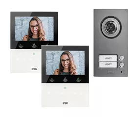 Urmet Video Kit 2 Fam.Haus VOG5W, Mikra2, WIFI, ws 1 Stk