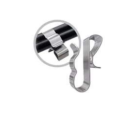 Kit steel cable clips for PV