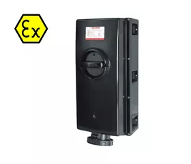 Prise CEE interverrouillée ATEX 125 A, IP66, 3P+N+T