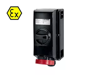 Prise CEE interverrouillée ATEX 32 A, IP66, 3P+N+T