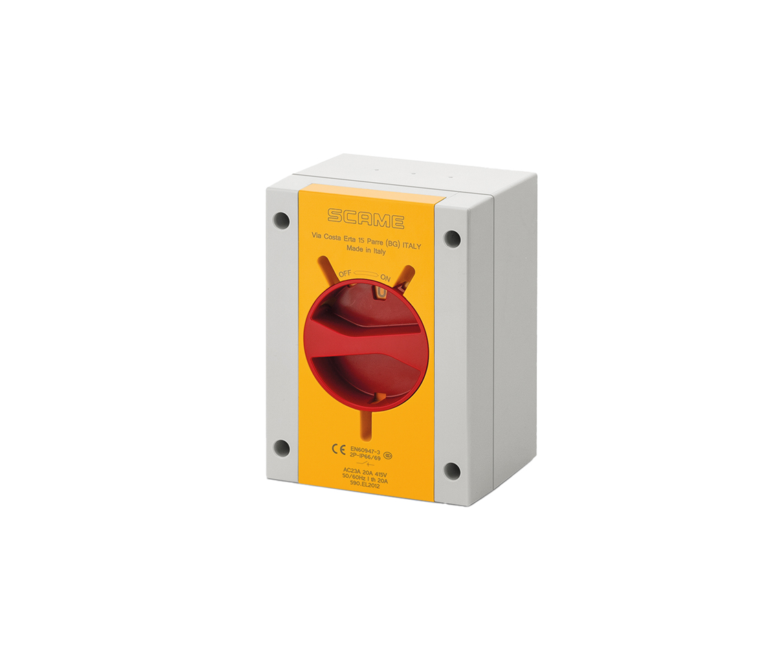Scame isolating switch, 4P