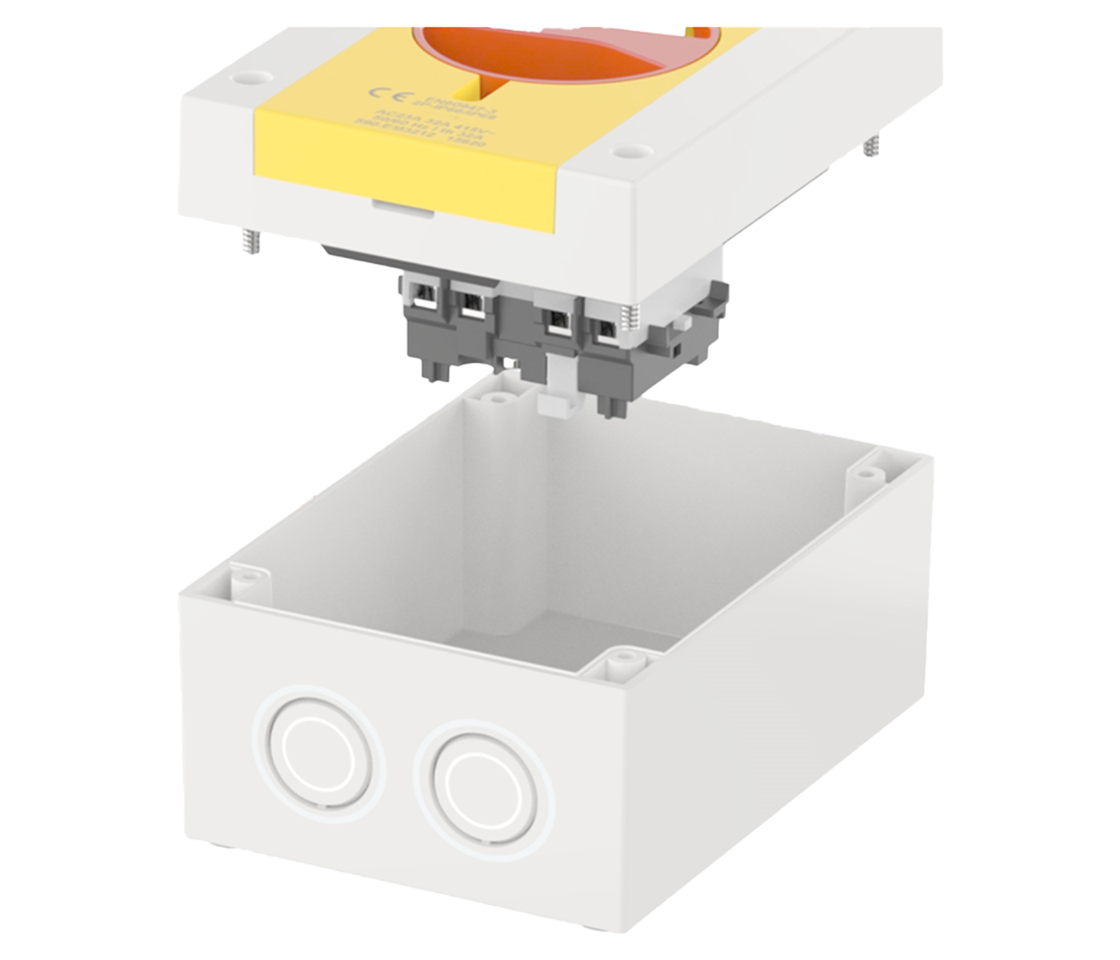 Scame isolating switch, 3P+N
