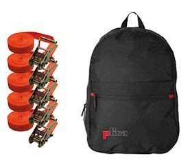 Span-Set® Sac à Dos avec 5 Sangles d'Arrimage - 6m, 2000 daN