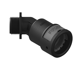 Kabelschutzverschraubung AAPA-M IP69, 45° metrisch
