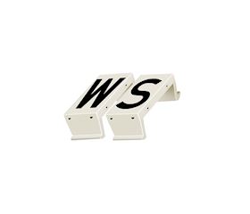 Sign CLIP 40 mm, white