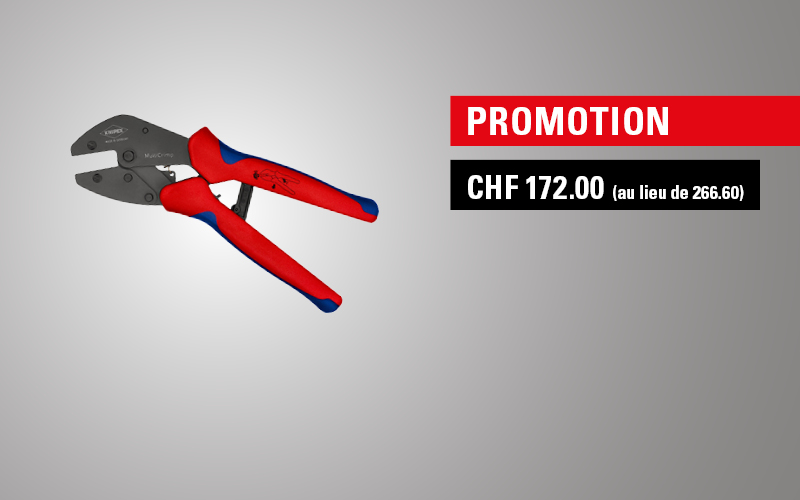 Pince à sertir KNIPEX